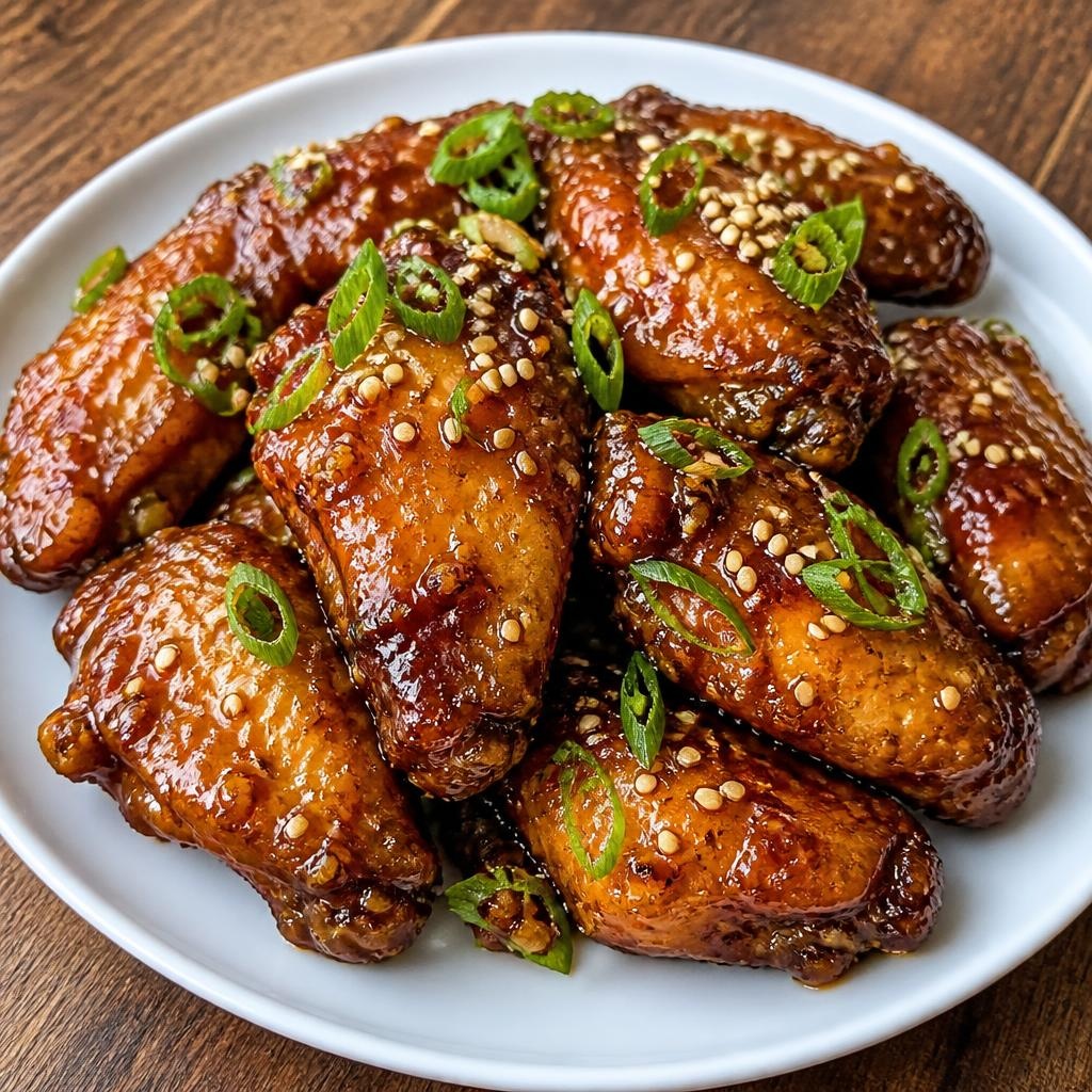 酱油蒜香芝麻鸡翅 ▶ Jiàngyóu suàn xiāng zhīma jīchì (Soy-Garlic Sesame Chick... recipe