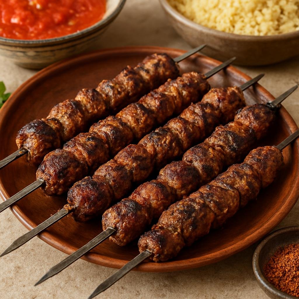 Entree: Morocco – Sahara & Southern Morocco – بولفاف ➤ Boulfaf (Charcoal-grilled skewers of spiced lamb liver wrapped in caul fat) recipe