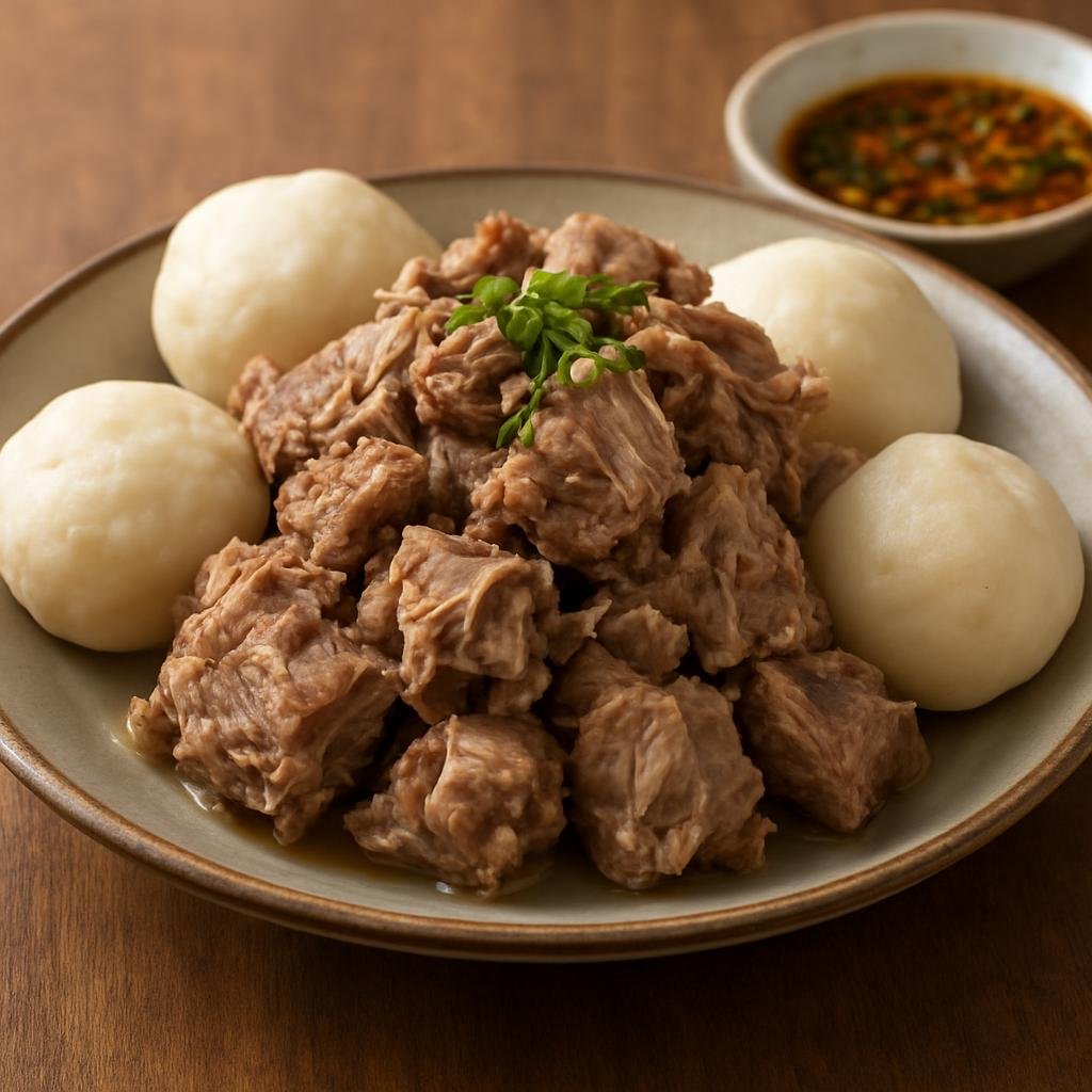 Entree: China – Henan – 蒸羊肉配面粉 ➤ Zhēng yángròu pèi miànfěn (Tender steamed lamb served with simple steamed wheat-flour cakes) recipe