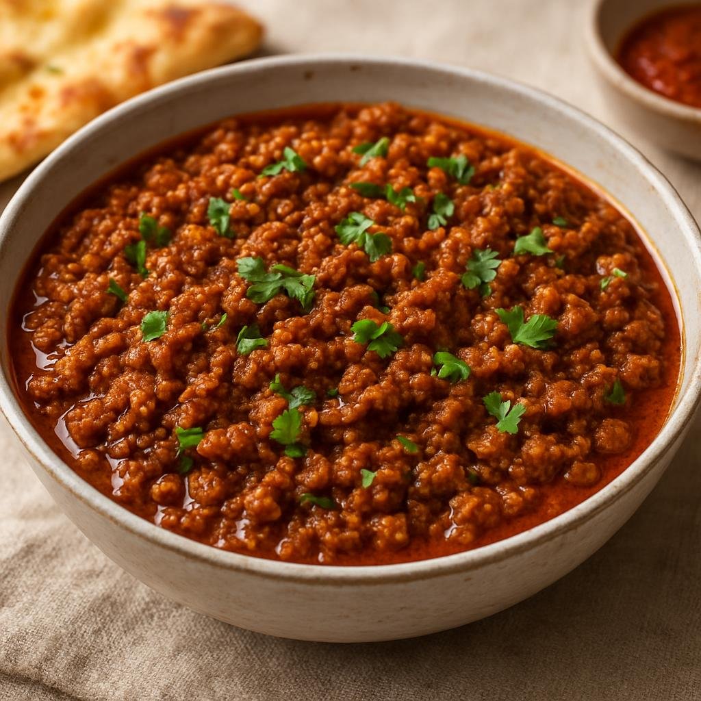 Entree: Pakistan – Punjab – قیمہ ➤ Qeema (Spiced minced meat curry from Punjabi cuisine) recipe