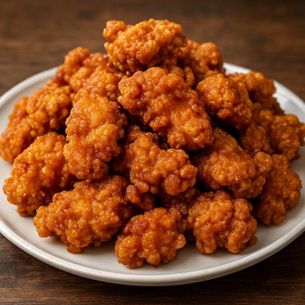 Entree: China – Henan – 郑州炸鸡 ➤ Zhèngzhōu zhá jī (Crispy marinated chicken pieces double-fried in the street-style tradition of Zhengzhou, Henan) recipe