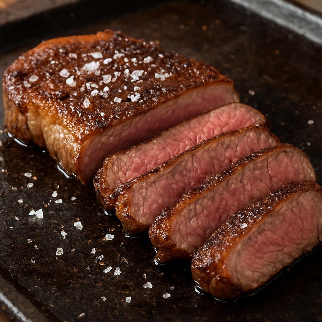 Entree: Brazil – Rio de Janeiro – Picanha na Chapa (Top sirloin cap seasoned with coarse salt and seared on a hot griddle) recipe