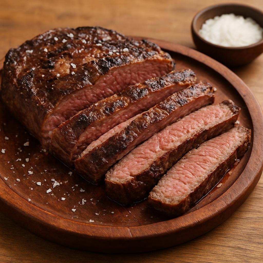 Entree: Brazil – Rio Grande do Sul – Churrasco Gaúcho (Gaucho-style Brazilian barbecue of large grilled beef cuts traditionally seasoned with coarse salt and served sliced) recipe