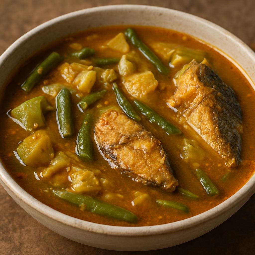 Entree: India – Manipur – Nganam (Hearty Manipuri fermented-fish and vegetable stew) recipe