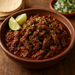Entree: Mexico – Hidalgo (central Mexico) – Barbacoa de Res (Slow-Cooked Beef Barbacoa) (Beef barbacoa) recipe