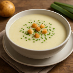 Appetizer: France – Vichyssoise Clásica (Classic Chilled Leek and Potato Soup) recipe