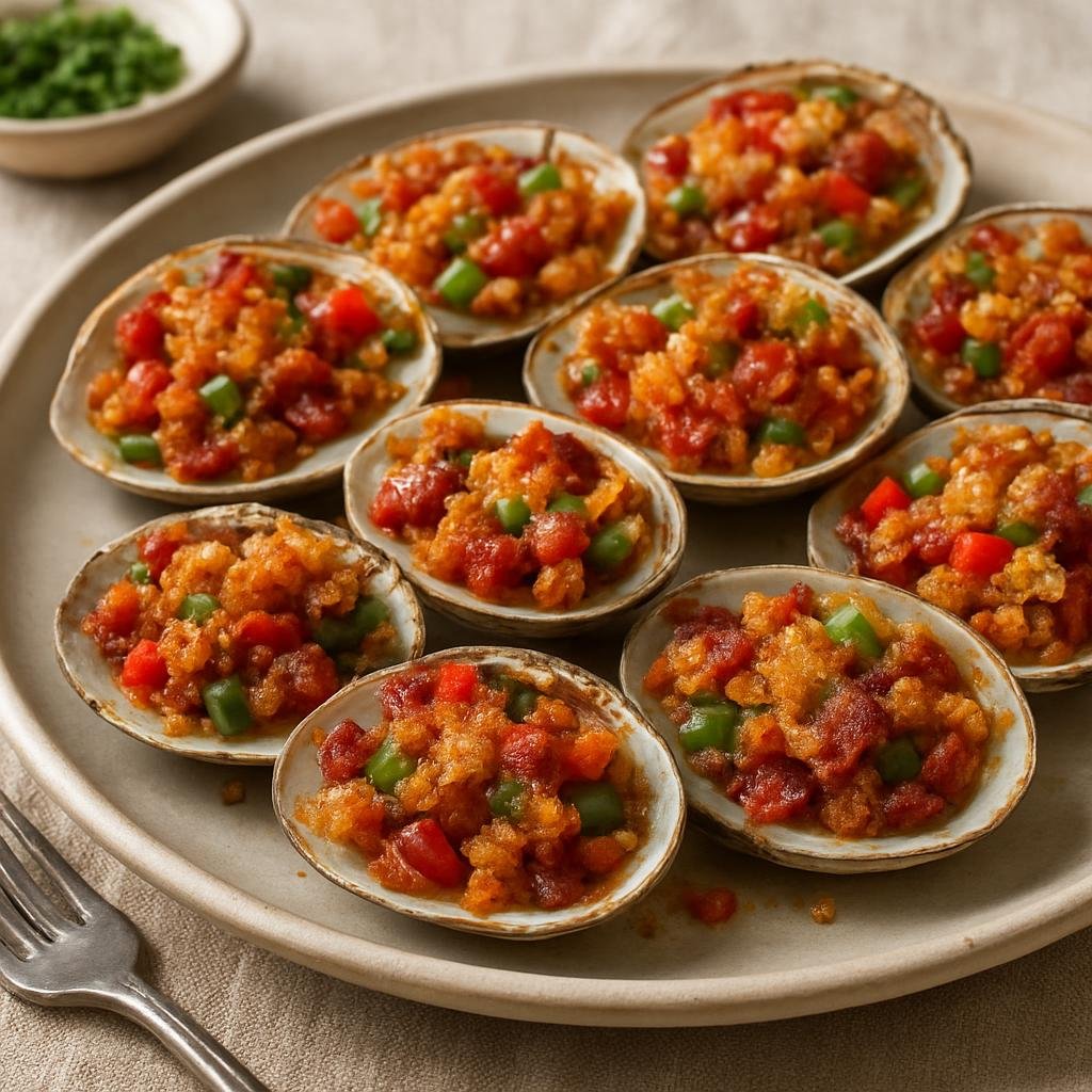 Entree: United States – New England (Rhode Island) – Clams Casino recipe