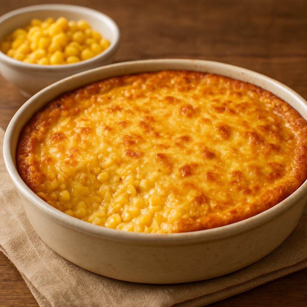 Side Dish: United States – Delaware (Mid-Atlantic United States) – Delaware Corn Pudding recipe