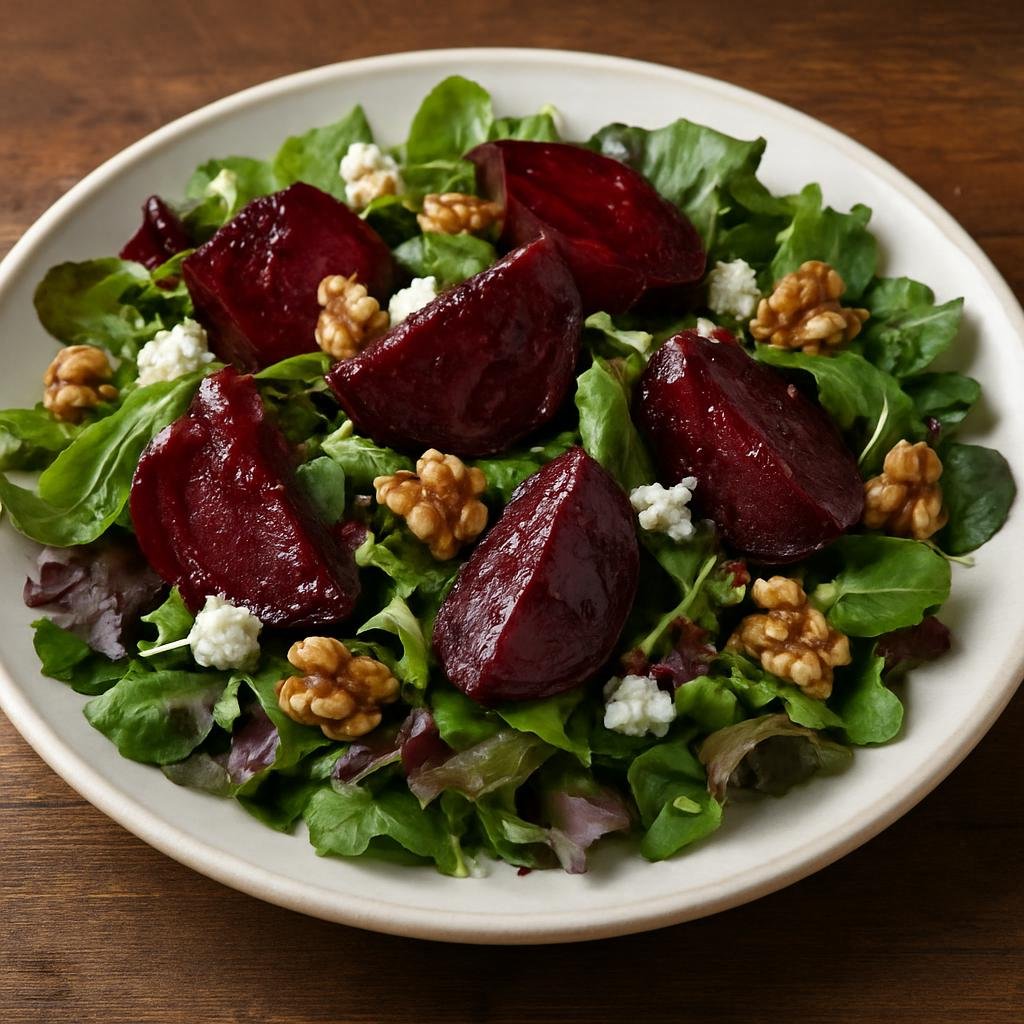 Salad: United States – Oregon — Pacific Northwest – Willamette Valley Pinot Noir Beet Salad recipe