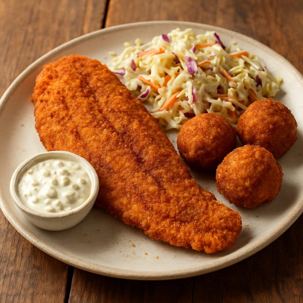 Entree: United States – Cajun and Creole Louisiana – Fried Catfish recipe