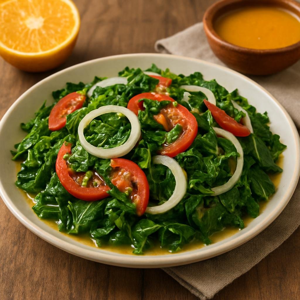 Salad: Mexico – Campeche, Yucatan Peninsula – Ensalada de Chaya recipe
