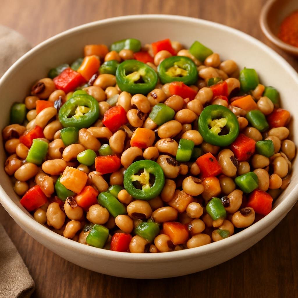Salad: United States – Oklahoma, Southern Plains United States – Oklahoma Black-Eyed Pea Salad recipe