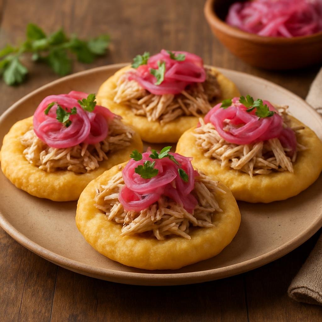 Entree: Mexico – Yucatan Peninsula Mexico – Salbutes recipe