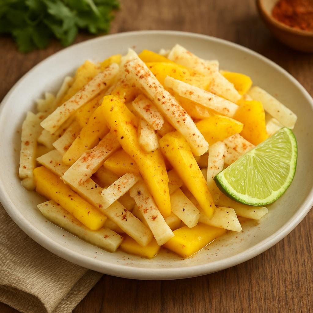Salad: Mexico – Jalisco (Western Mexico) – Ensalada de Jícama y Mango (Jicama and Mango Salad) recipe