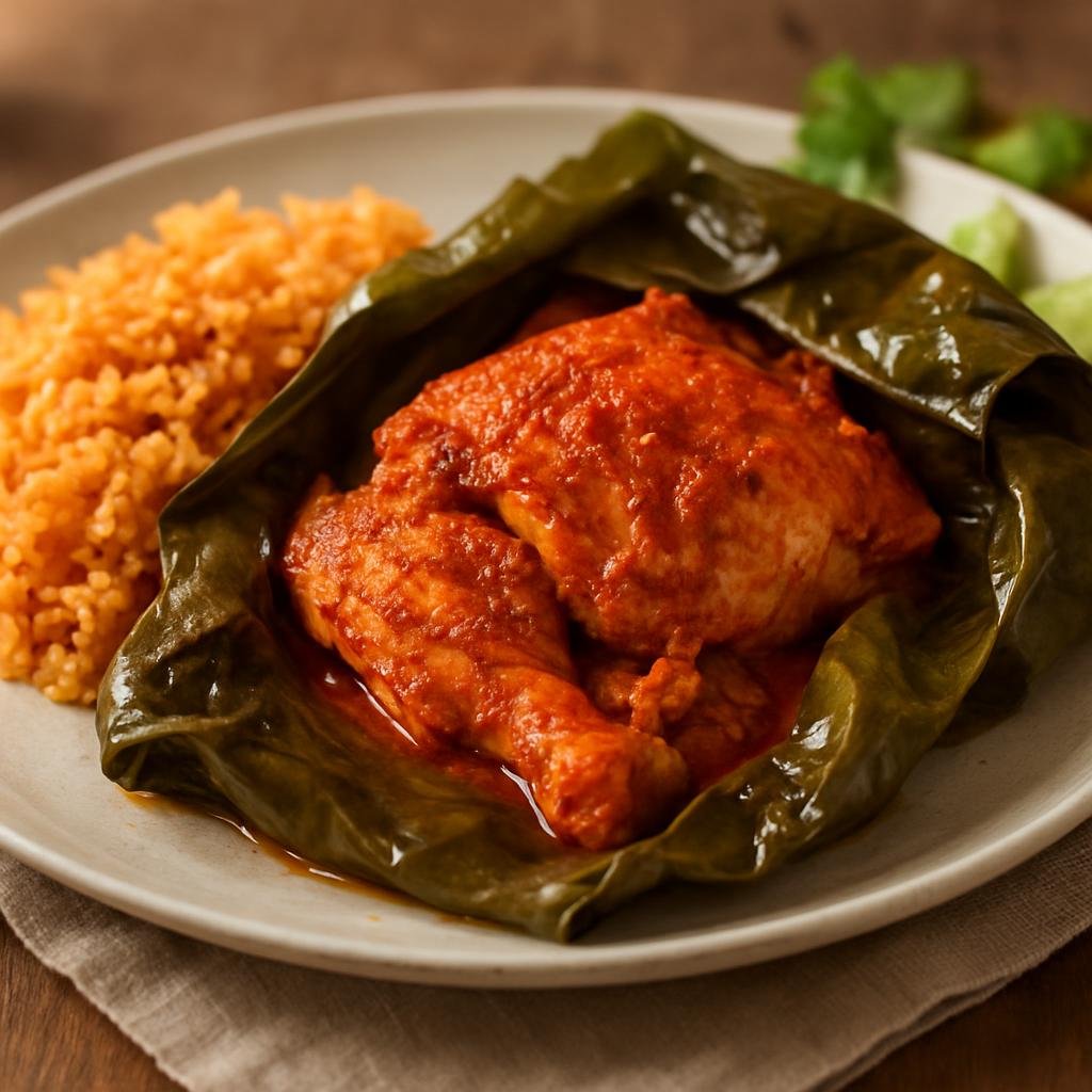 Entree: Mexico – Yucatan Peninsula, Mexico – Pollo Pibil recipe