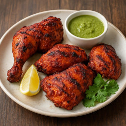 Entree: India – Punjab – तंदूरी चिकन ➤ Tandoorī Cīkan (Tandoori grilled chicken) recipe