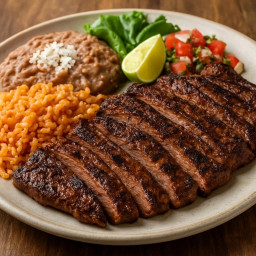 Entree: Mexico – Northern Mexico – Carne Asada (Grilled marinated steak) recipe