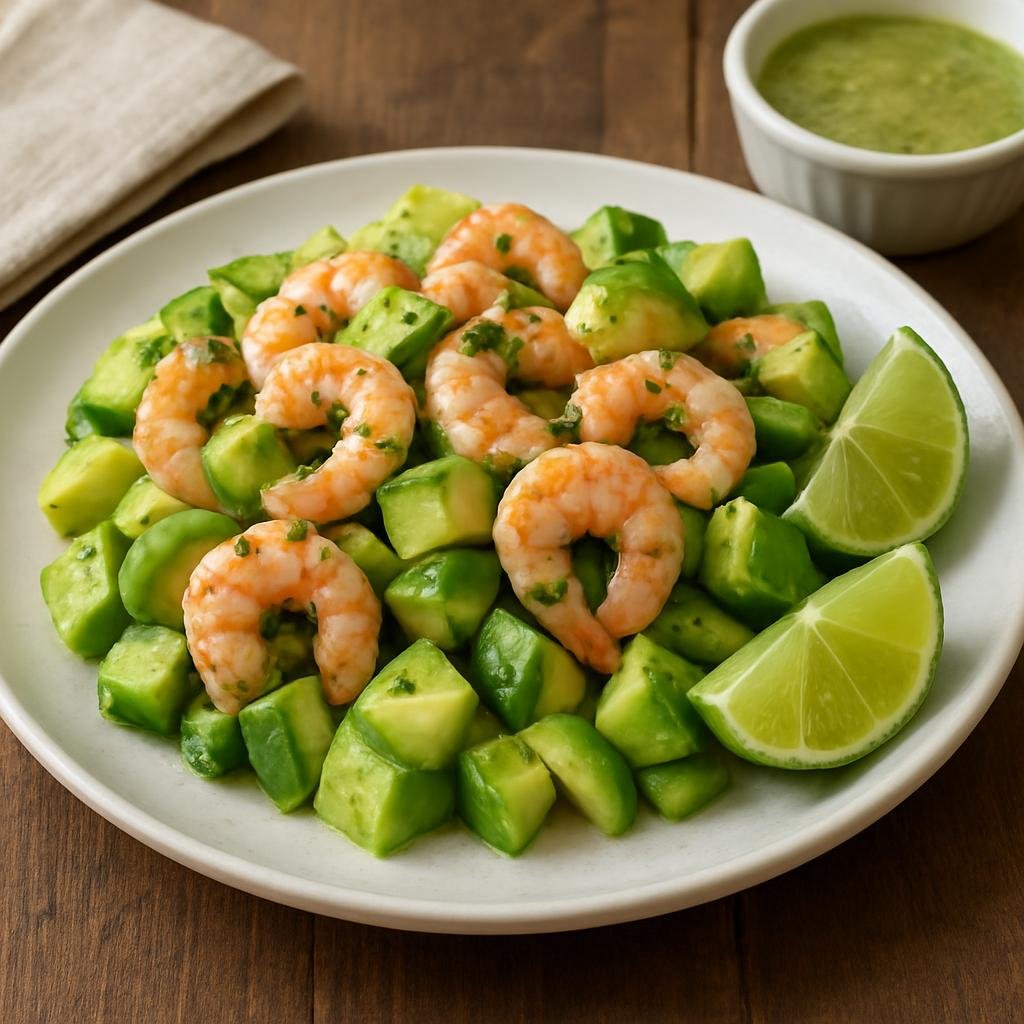 Salad: Mexico – Gulf Coast Mexico (Tamaulipas) – Ensalada de Camarones recipe