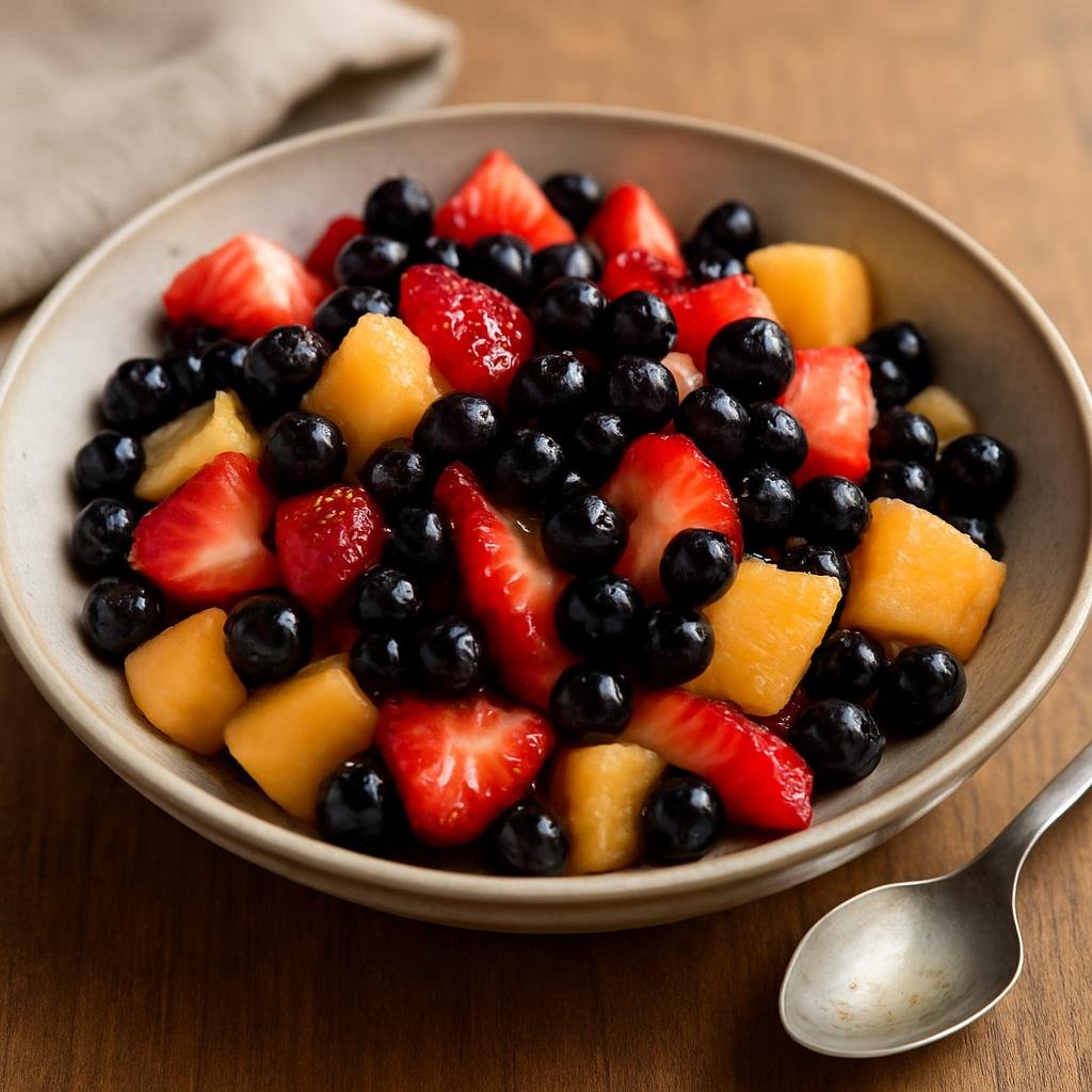 Salad: United States – Wyoming, Rocky Mountain United States – Huckleberry Fruit Salad recipe