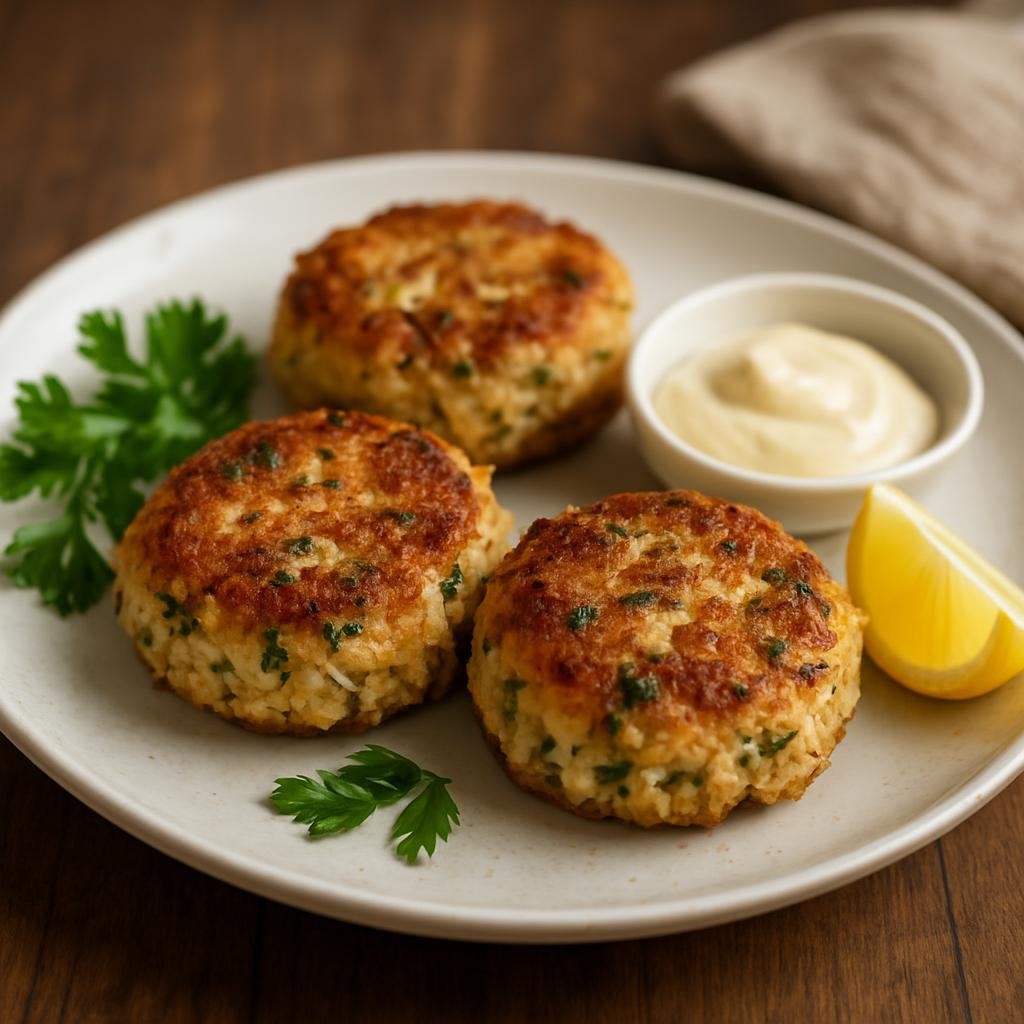 Appetizer: United States – California Cuisine – Dungeness Crab Cakes recipe