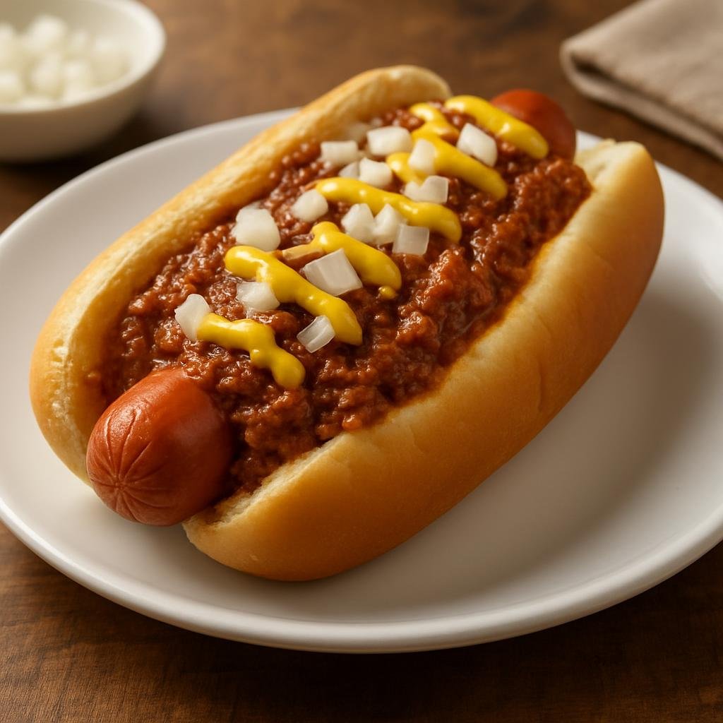 Entree: United States – District of Columbia — National Capital Region – Ben's Chili Bowl Chili Dog recipe