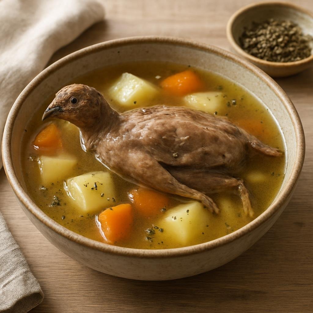 Entree: Canada – Nunavut – Ptarmigan Soup recipe