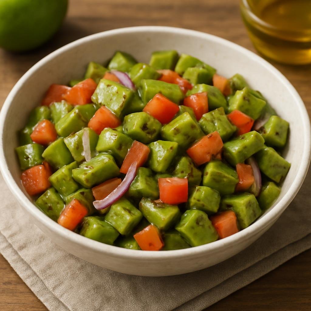 Salad: Mexico – Hidalgo – Ensalada de Nopalitos (Nopal Salad) recipe