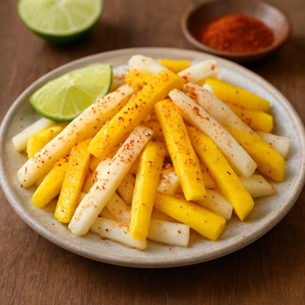 Salad: Mexico – Colima (Western Mexico) – Ensalada de Jicama y Mango (Jicama and Mango Salad) recipe