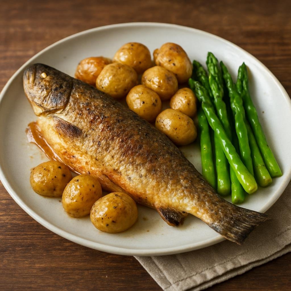 Entree: United States – Idaho (Pacific Northwest) – Idaho Rainbow Trout recipe