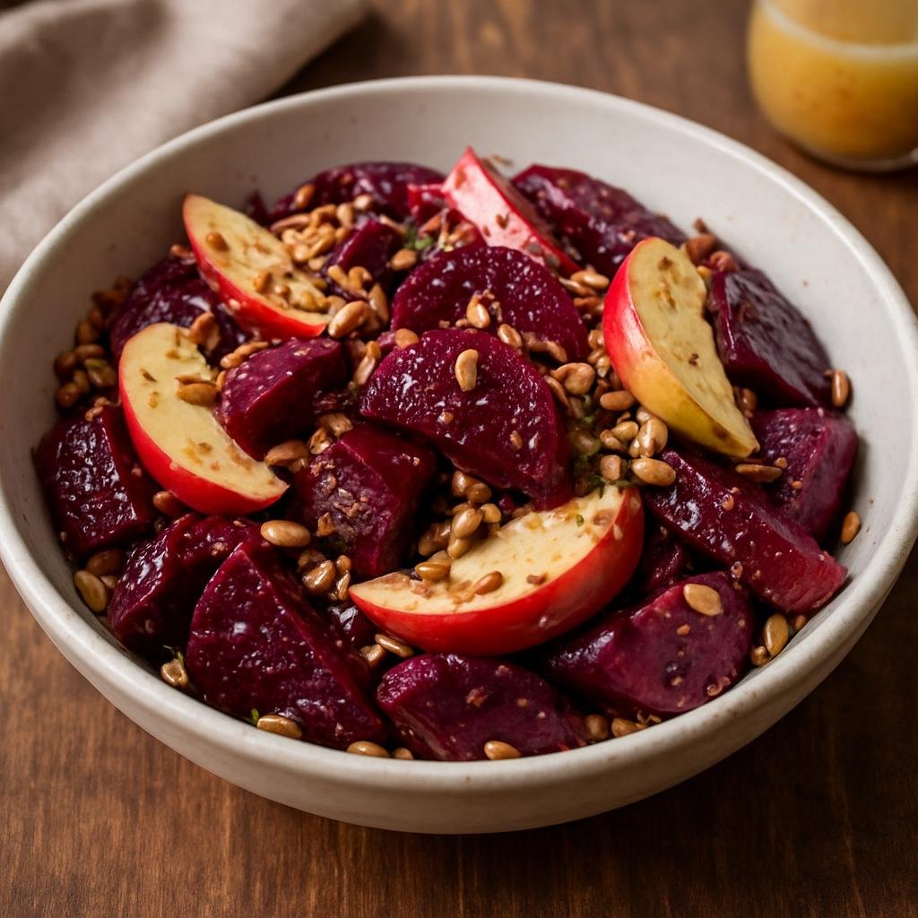 Salad: Canada – Manitoba, Canadian Prairies – Manitoba Beet and Apple Salad recipe