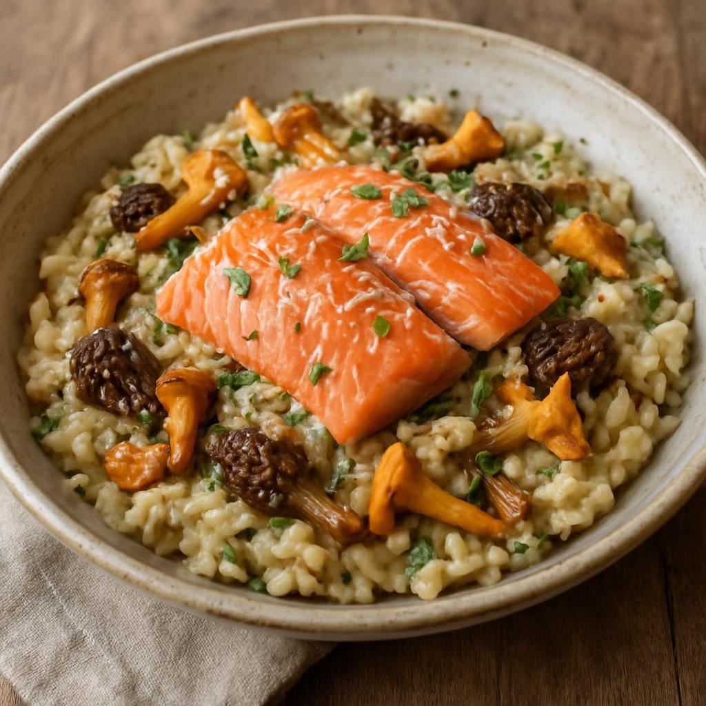 Entree: United States – Washington / Pacific Northwest – Northwest Mushroom Risotto recipe