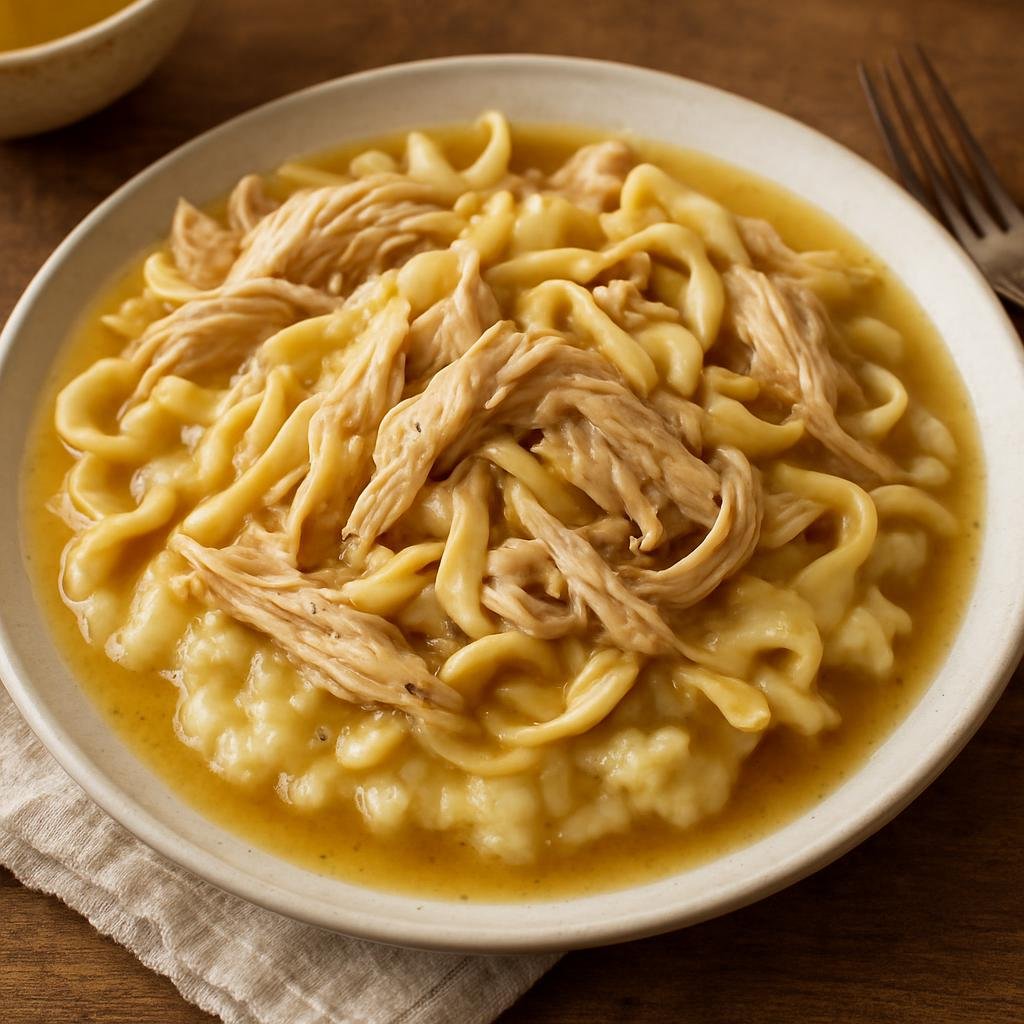 Entree: United States – Iowa – Iowa Chicken and Noodles recipe