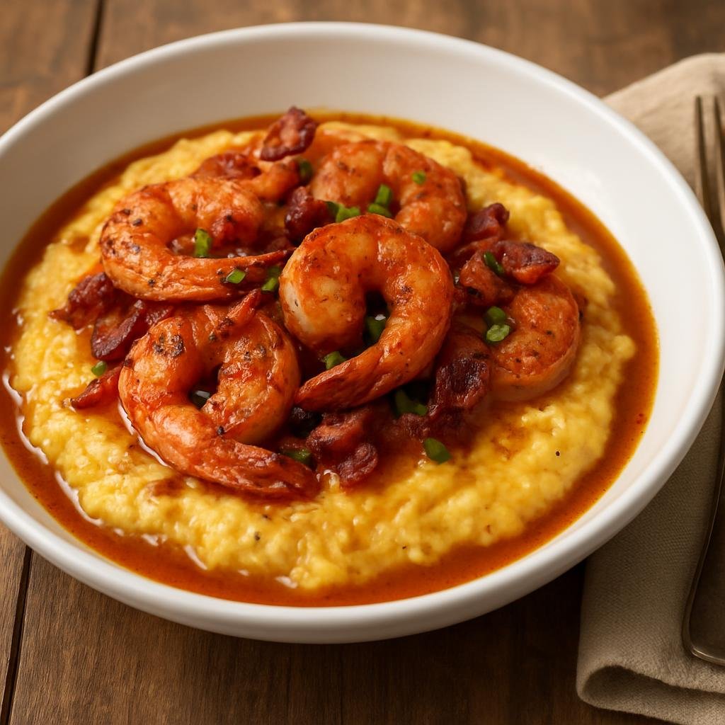 Entree: United States – Georgia, Southern United States – Georgia Shrimp and Grits recipe