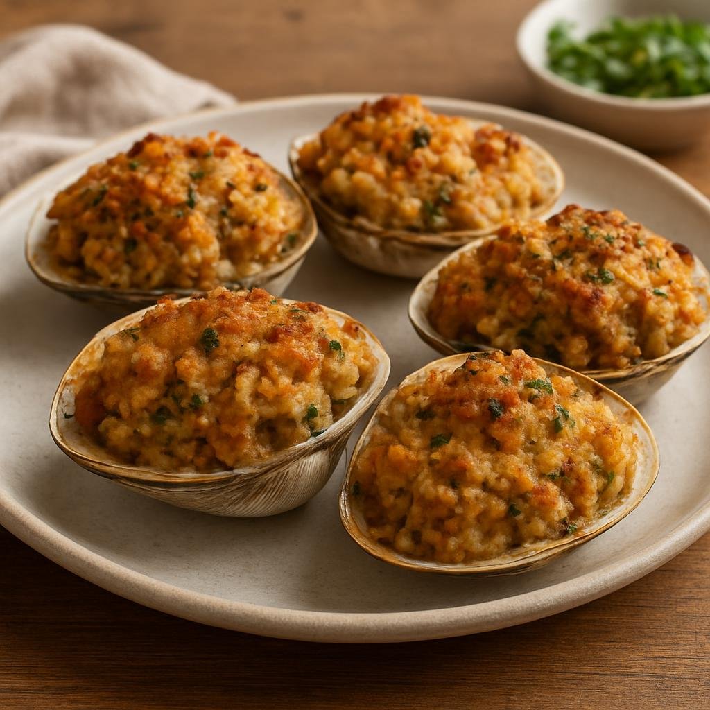 Entree: United States – Rhode Island – Stuffies recipe