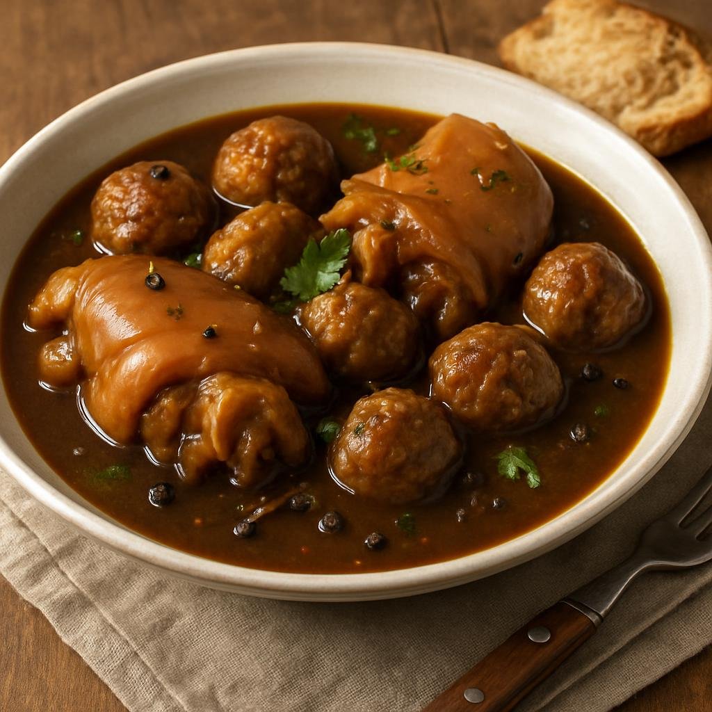 Entree: Canada – Quebec – Ragoût de Pattes de Cochon (Pig's Feet Stew) recipe