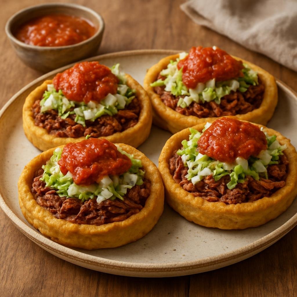 Appetizer: Mexico – San Luis Potosi, Bajio Mexico – Sopes Potosinos (Potosi-style Sopes) recipe