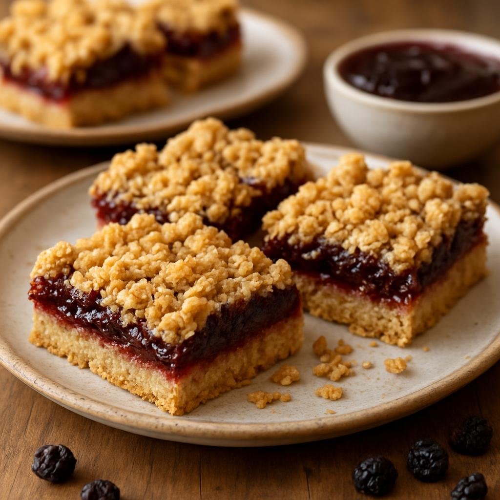 Dessert: United States – Great Plains United States (North Dakota) – Chokecherry Jelly Bars recipe