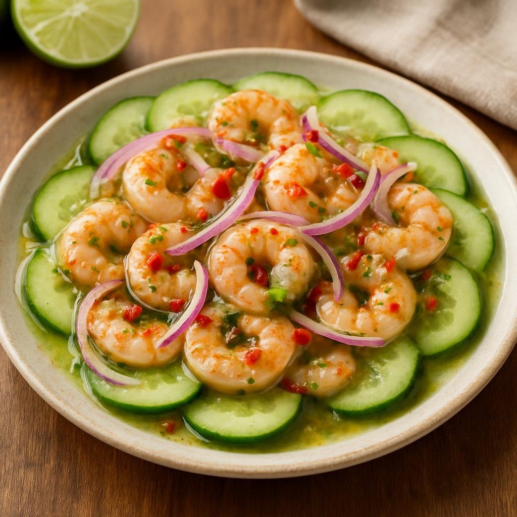 Appetizer: Mexico – Pacific Coast Mexico — Sinaloa – Aguachile Sinaloense (Sinaloa-Style Aguachile) recipe
