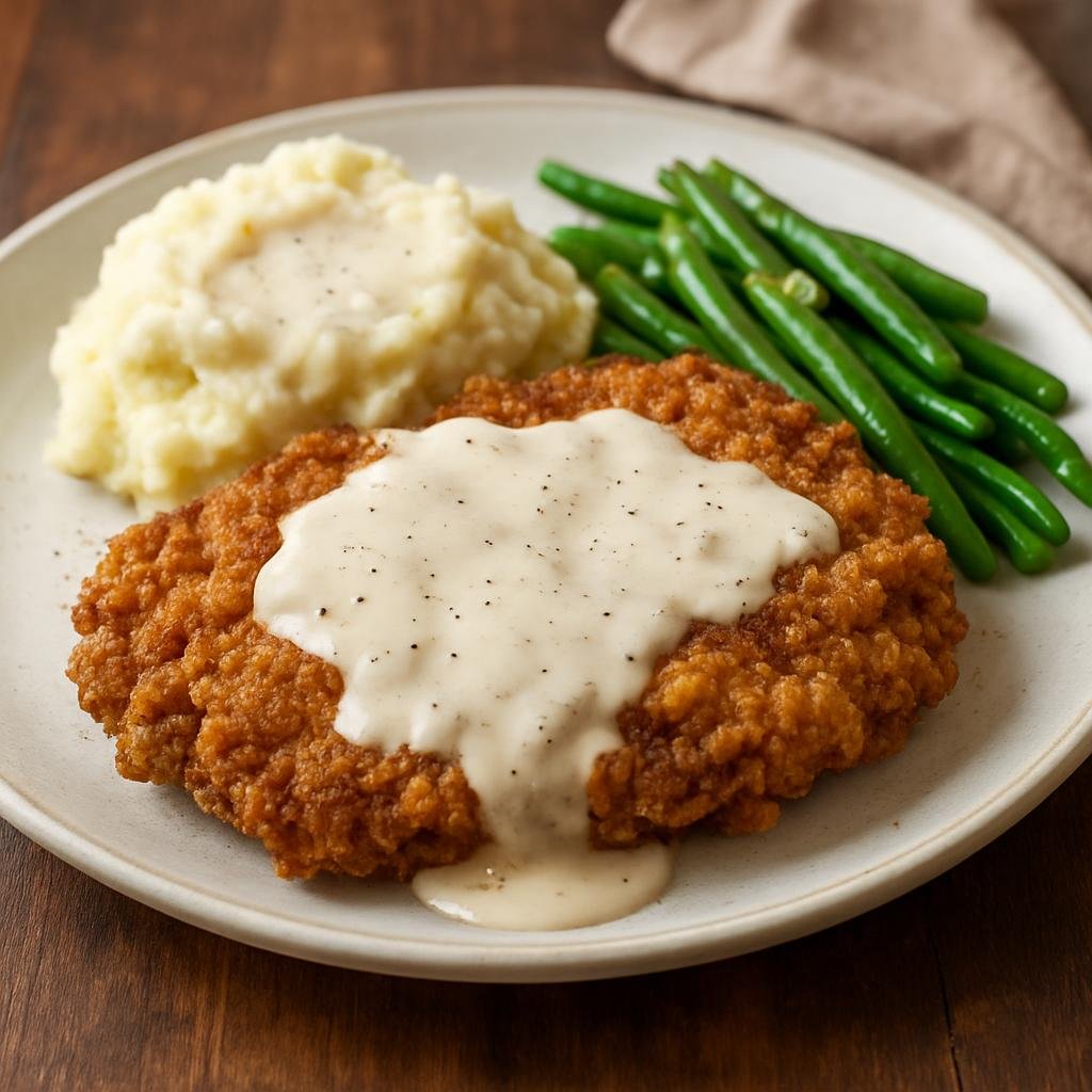 Entree: United States – Southern United States (Alabama) – Country Fried Steak recipe