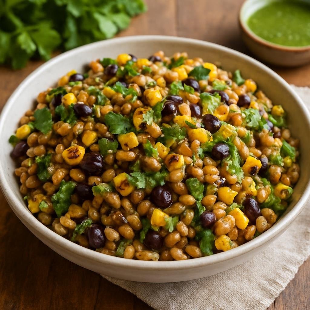 Salad: United States – Arizona (Southwestern United States) – Sonoran Wheat Berry Salad recipe