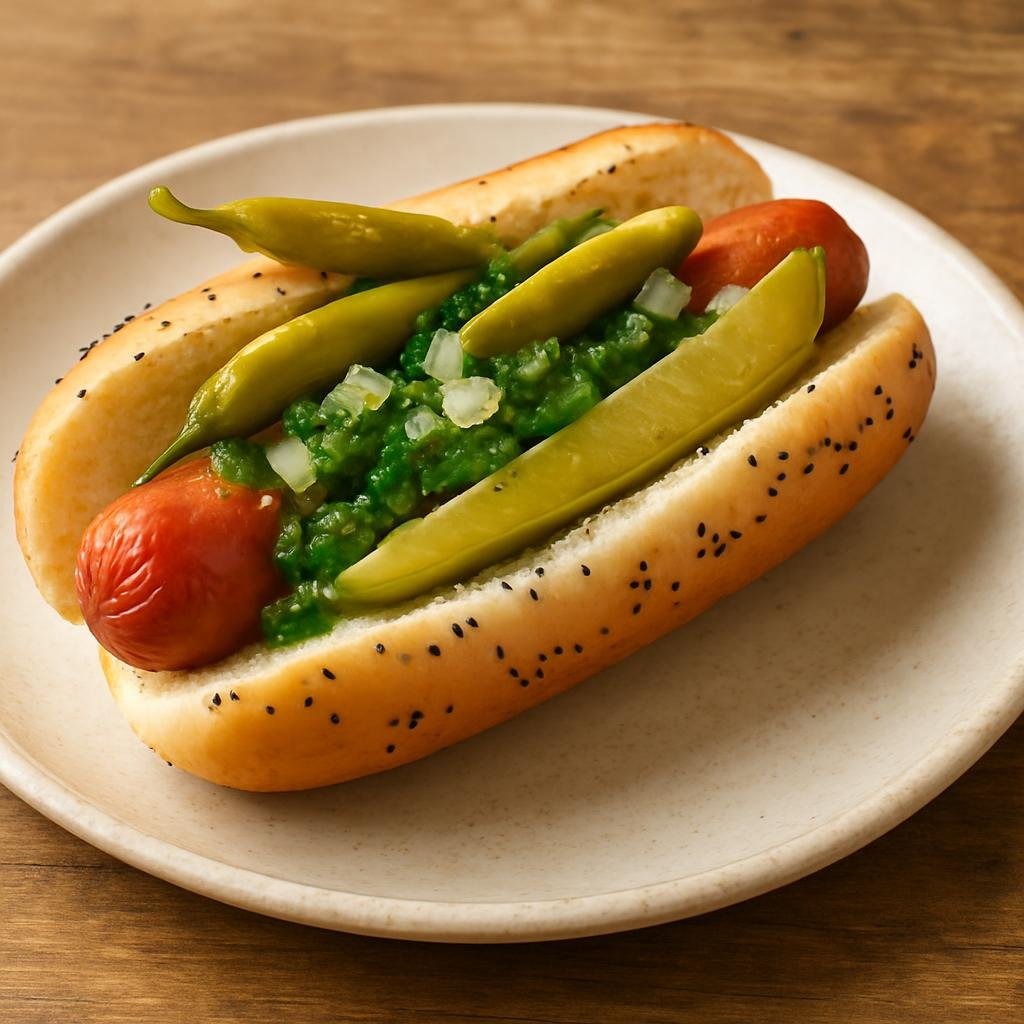 Entree: United States – Illinois, Midwestern United States – Chicago-Style Hot Dog recipe