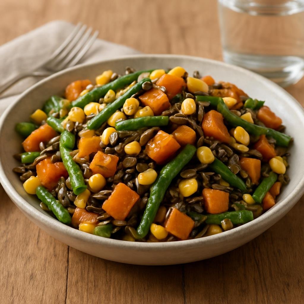 Salad: Canada – Canadian Prairies (Manitoba) – Manitoba Three Sisters Salad recipe