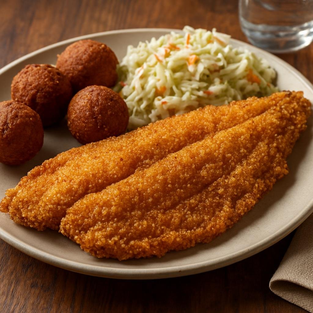 Entree: United States – Mississippi / Southern United States – Mississippi Catfish Fry recipe