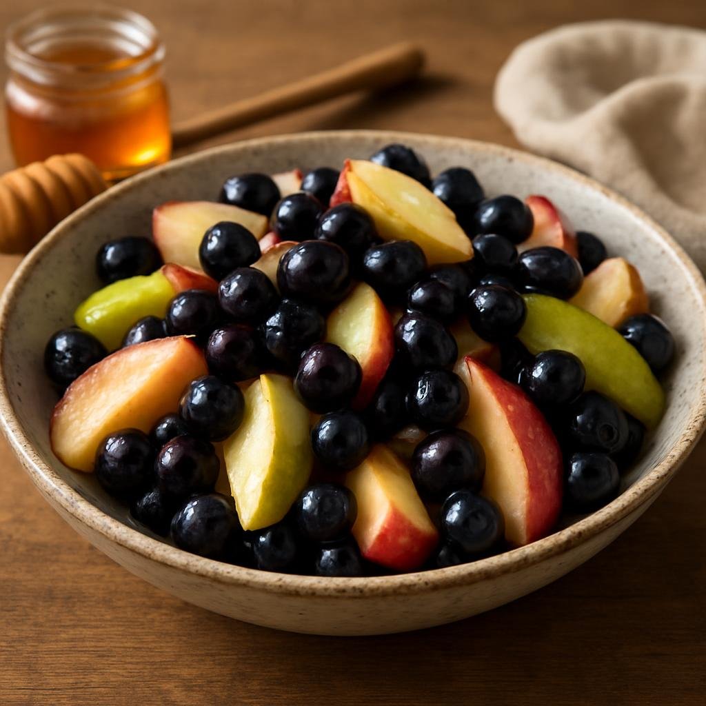 Salad: United States – Idaho (Pacific Northwest) – Huckleberry Fruit Salad recipe