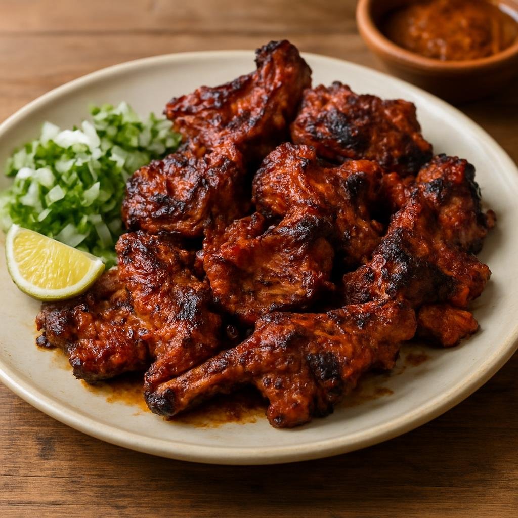 Entree: Mexico – Northern Mexico (Durango) – Cabrito al Pastor (Young Goat al Pastor) recipe