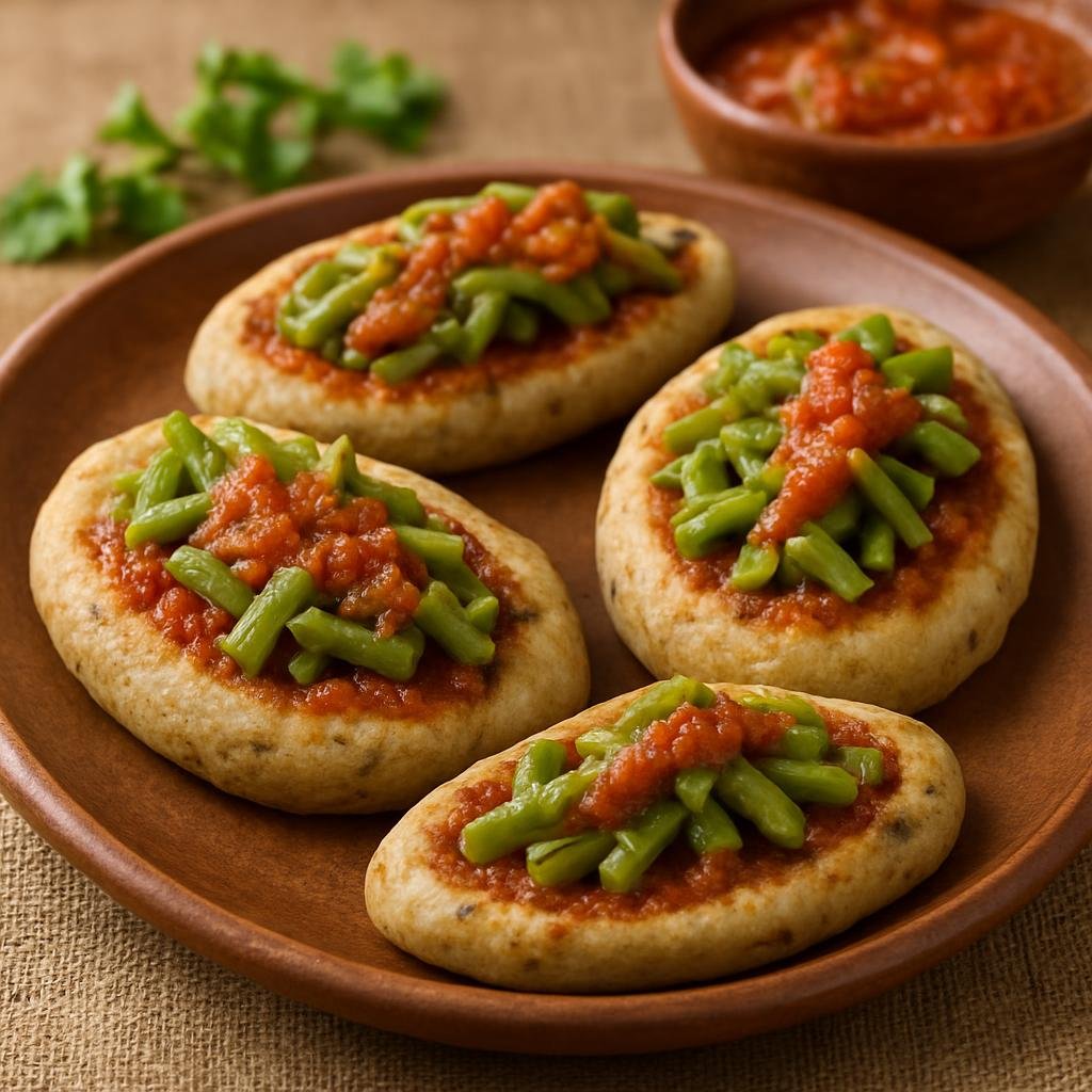 Entree: Mexico – Tlaxcala, Central Mexico – Tlacoyos (Stuffed Masa Ovals) recipe