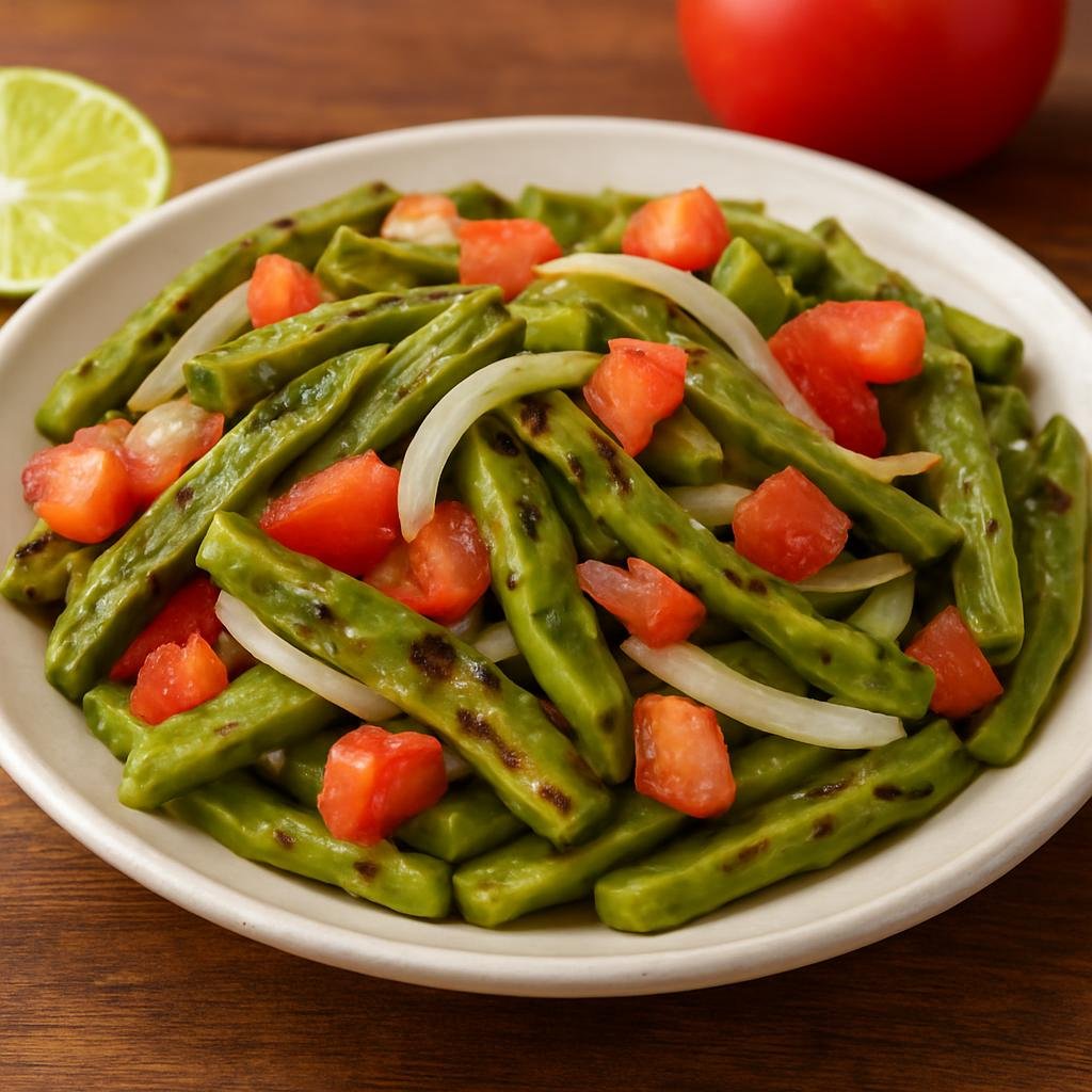 Salad: Mexico – Nuevo Leon, Northern Mexico – Ensalada de Nopalitos recipe