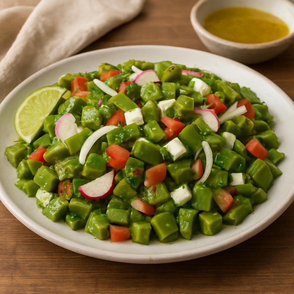 Salad: Mexico – Veracruz (Gulf Coast Mexico) – Ensalada de Nopalitos recipe