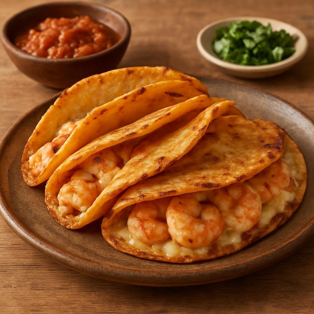 Entree: Mexico – Pacific Coast Mexico — Nayarit – Tacos Gobernador (Governor's Tacos) recipe