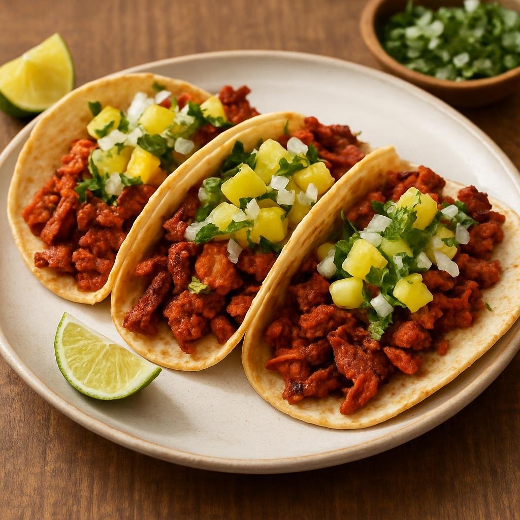 Entree: Mexico – Mexico City, Central Mexico – Tacos al Pastor recipe